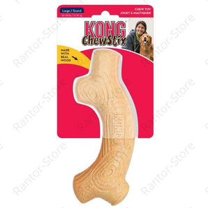 קונג עץ גזע לעיס בטעם בייקון מידה M - RanTor Store קונג - KONG